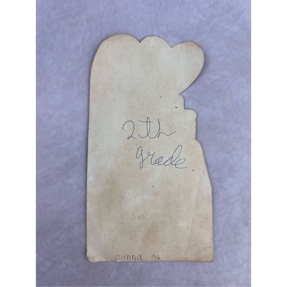 Vintage Valentine’s Day Card Anthropomorphic Cake Baker Bakery Ephemera - Picture 7 of 7